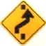 No change to right lane warning