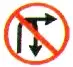 no right turn, no right U turn