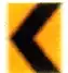 pass on the left warning sign