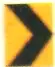 pass right warning sign