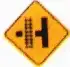 Unsecure railroad crossing on next road left