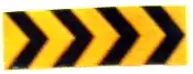 sharp right curve warning sign